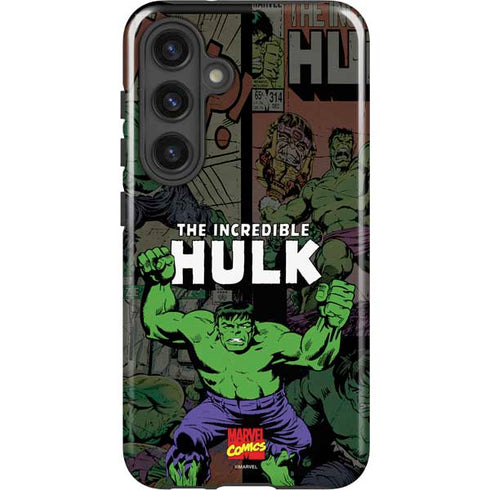 Marvel Classic Comics Hulk Fighter Vintage Galaxy S25 Impact Case